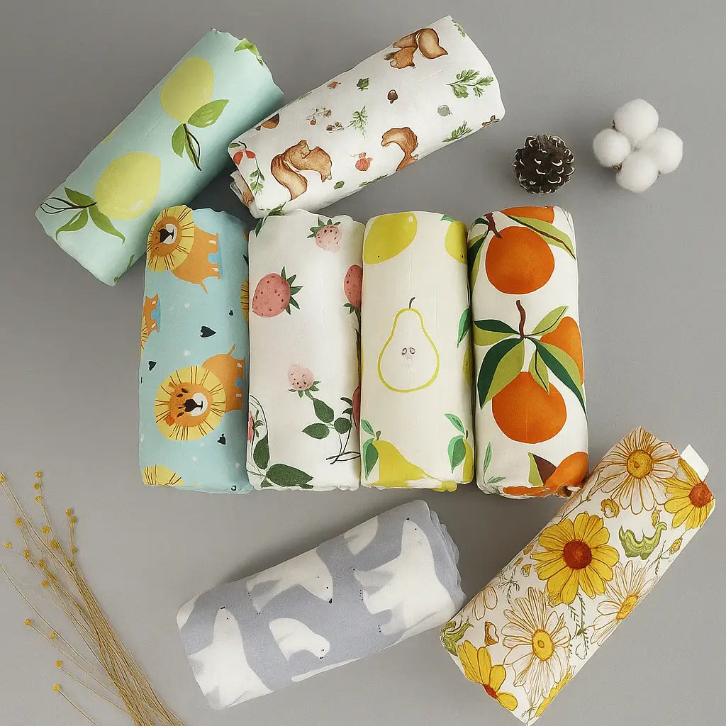 Soft Eucalyptus Baby Blanket Wrap