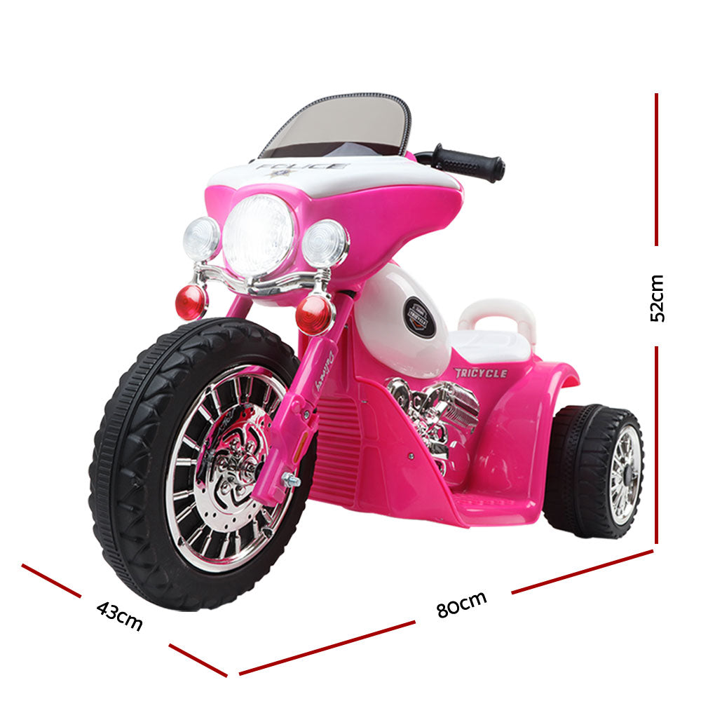 Rigo Pinkhawk Patrol – 6V Kids Police Ride
