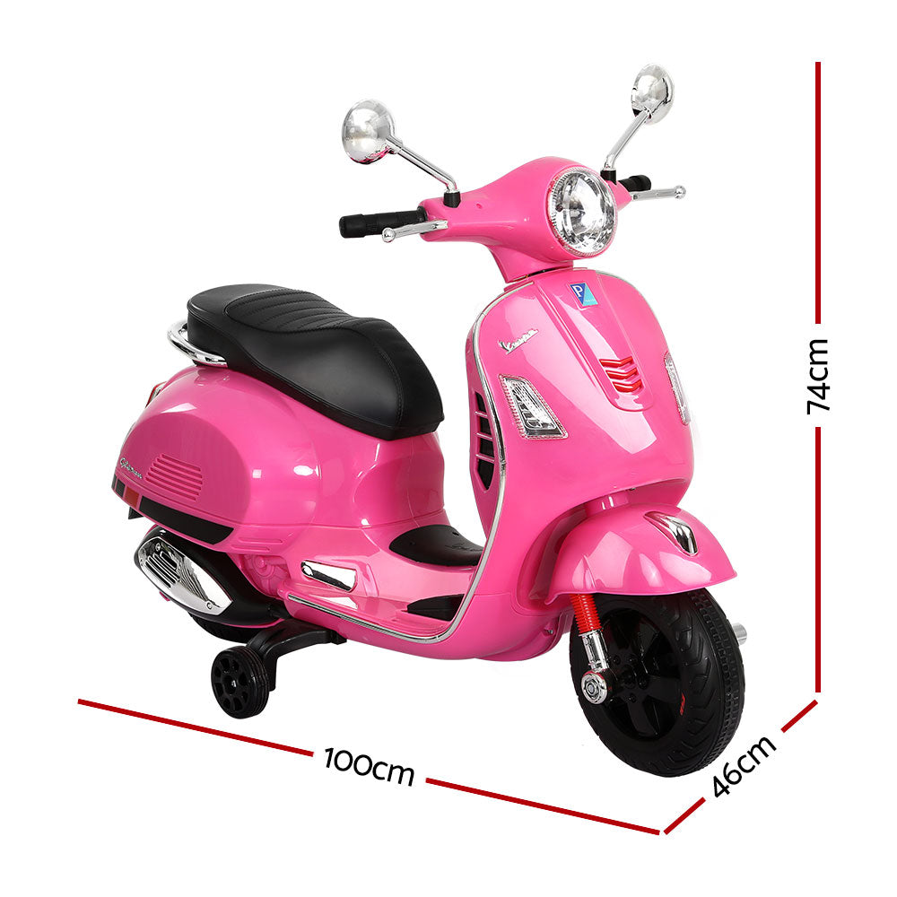 Vespa GTS Pink – Kids Licensed Electric Ride-On