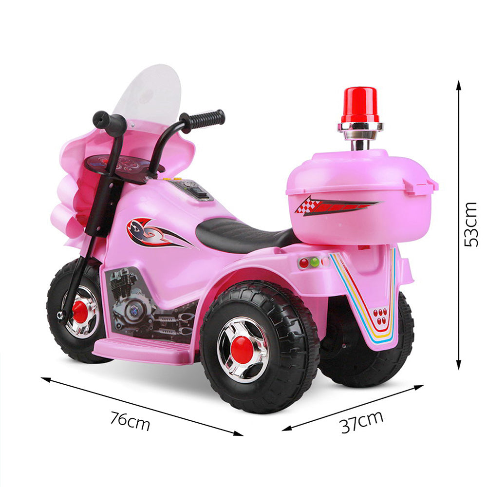 Rigo Pink Patrol – 6V Kids Police Bike