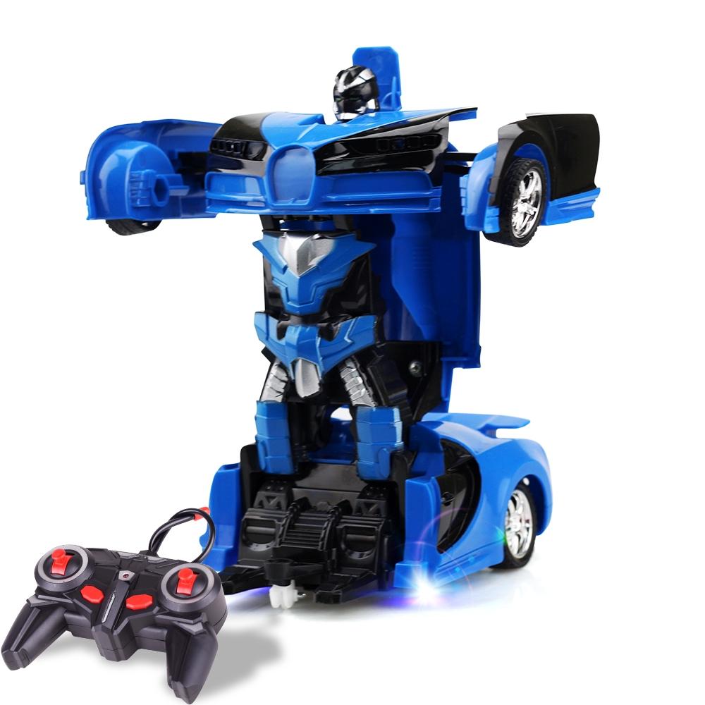 Remote Control Deformed Car - 4 Channels Blue