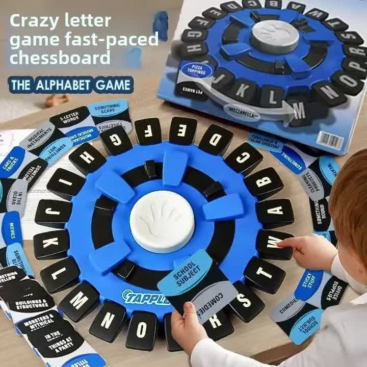 Alphabet Word Game for Kids and Adults - Fast-Paced Educational Family Board Game