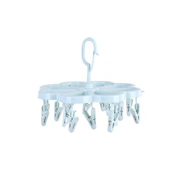 Living Today Collapsible 16 Pegs Airer Blue