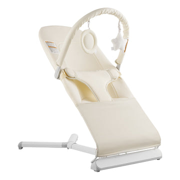 VEVOR Baby Bouncer Folding Bouncer Seat Chair for Babies 0-9 Months with Toy Bar