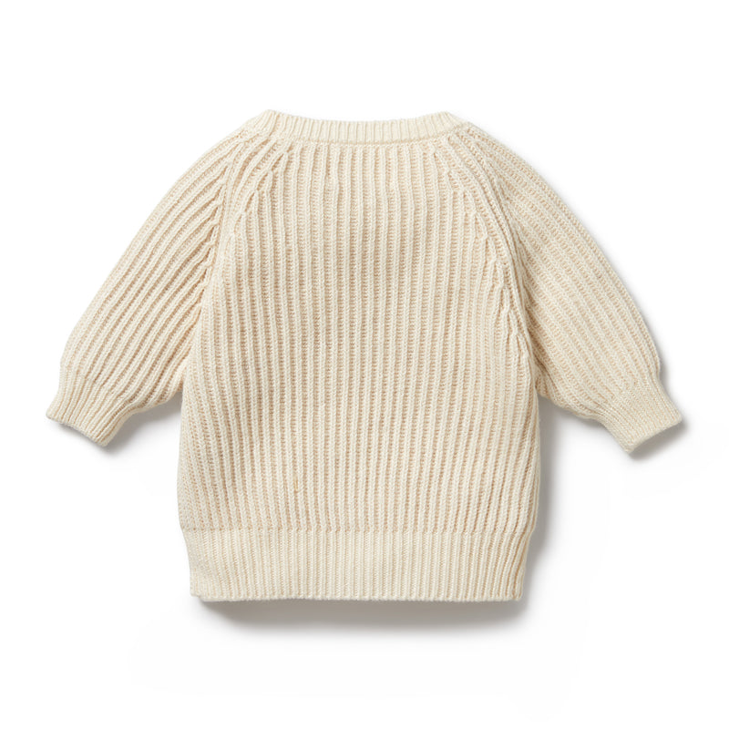 Wilson & Frenchy Knitted Ribbed Jumper - Ecru