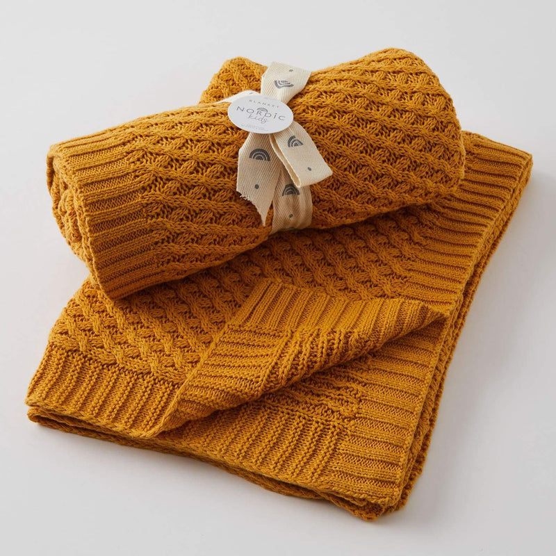 Basket Weave Baby Blanket