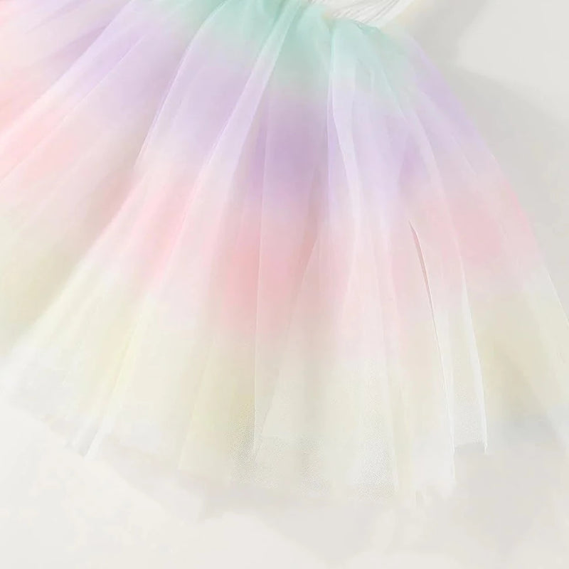 Valentina Party Tutu Dress - Rainbow