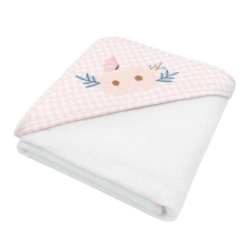 Living Textiles Hooded Towel - Butterfly