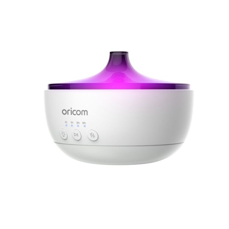 Oricom 4 in 1 Aroma Diffuser, Humidifier, Night Light & Speaker