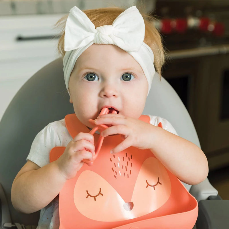 Tiny Twinkle Silicone Roll-Up Bib