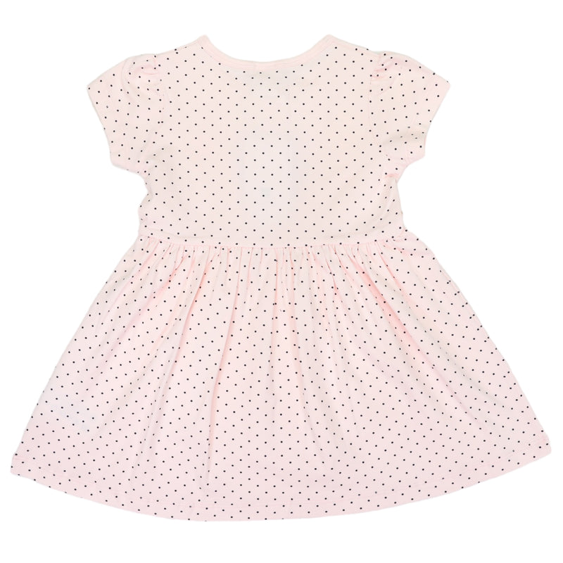 Korango Cotton Stretch Spot Dress - Pink