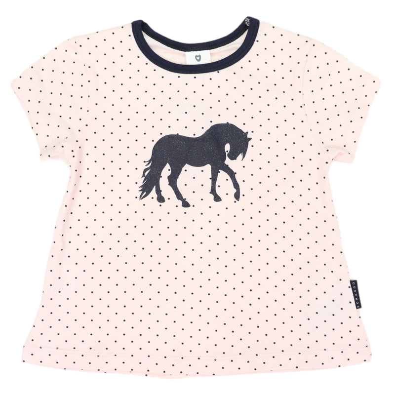 Korango Horse Print Swing Top - Pink