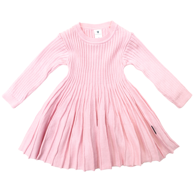 Korango Knit Swing Dress - Fairytale Pink