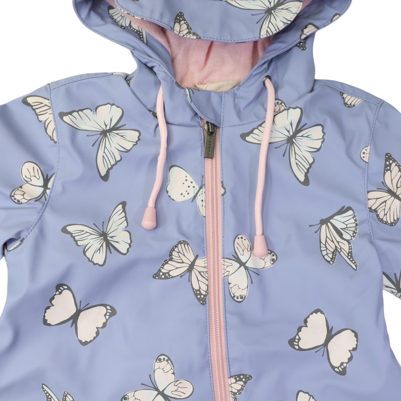Korango Butterfly Colour Change Rain Suit - Blue Heron