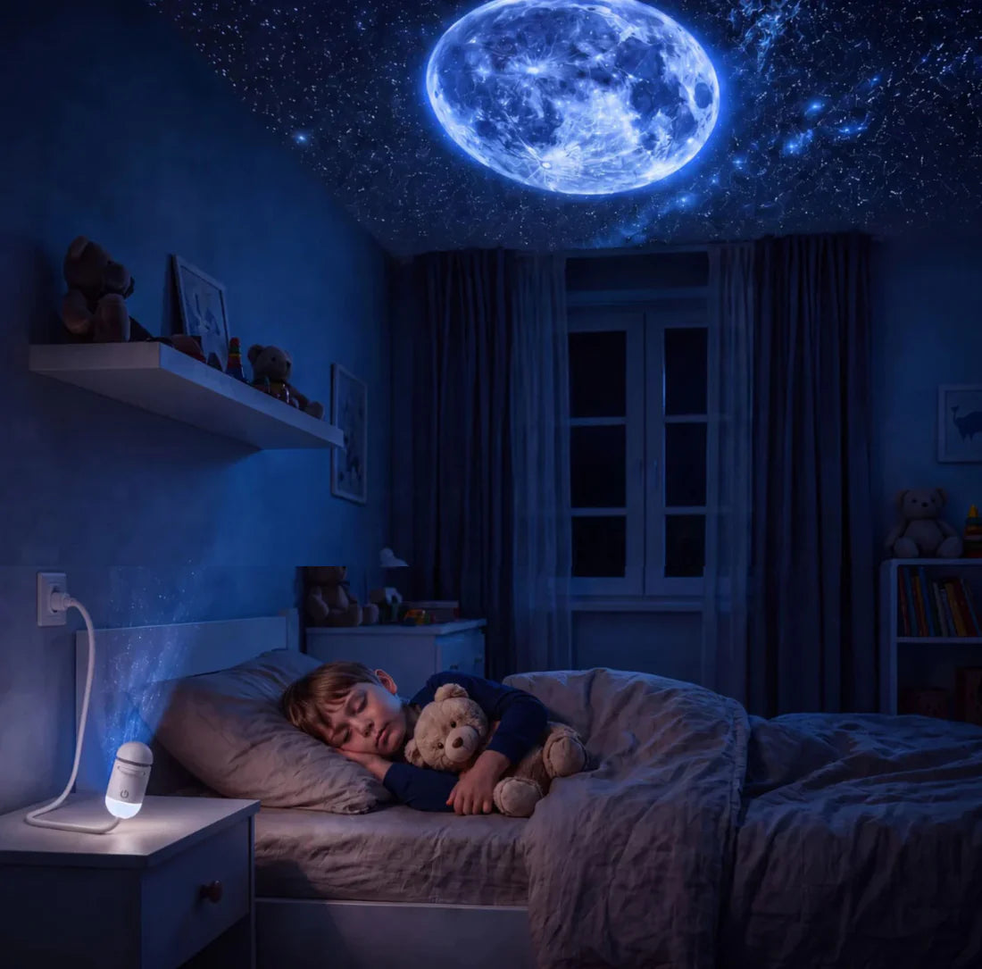 Create peaceful nights with a magical galaxy sky