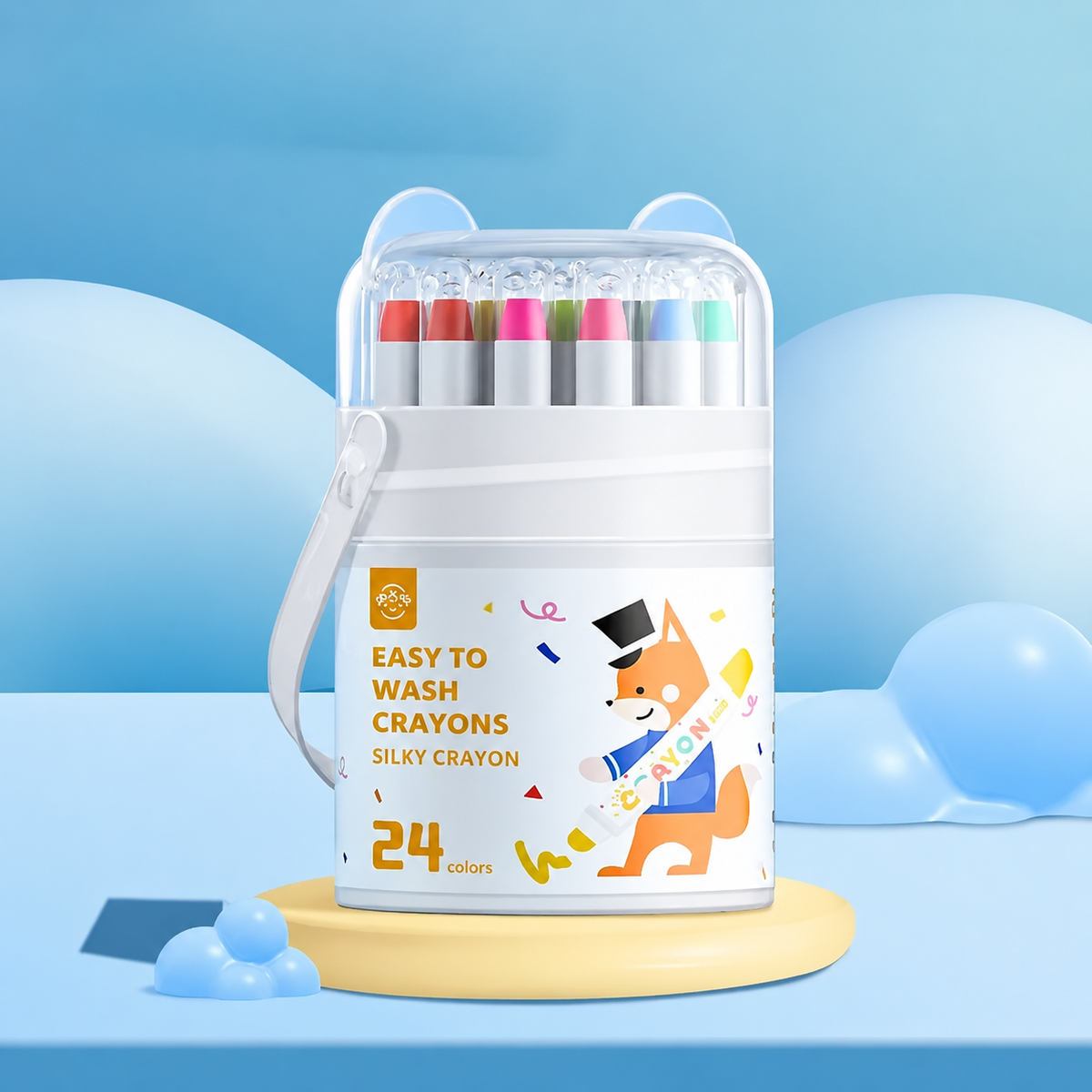 Smooth colors for big little imaginations.