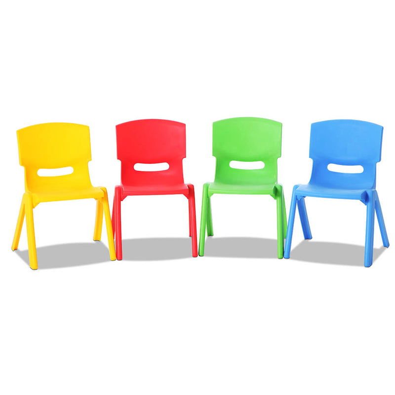 Keezi Kids Chairs Set Plastic Set of 4 Activity Study Chair 50KG