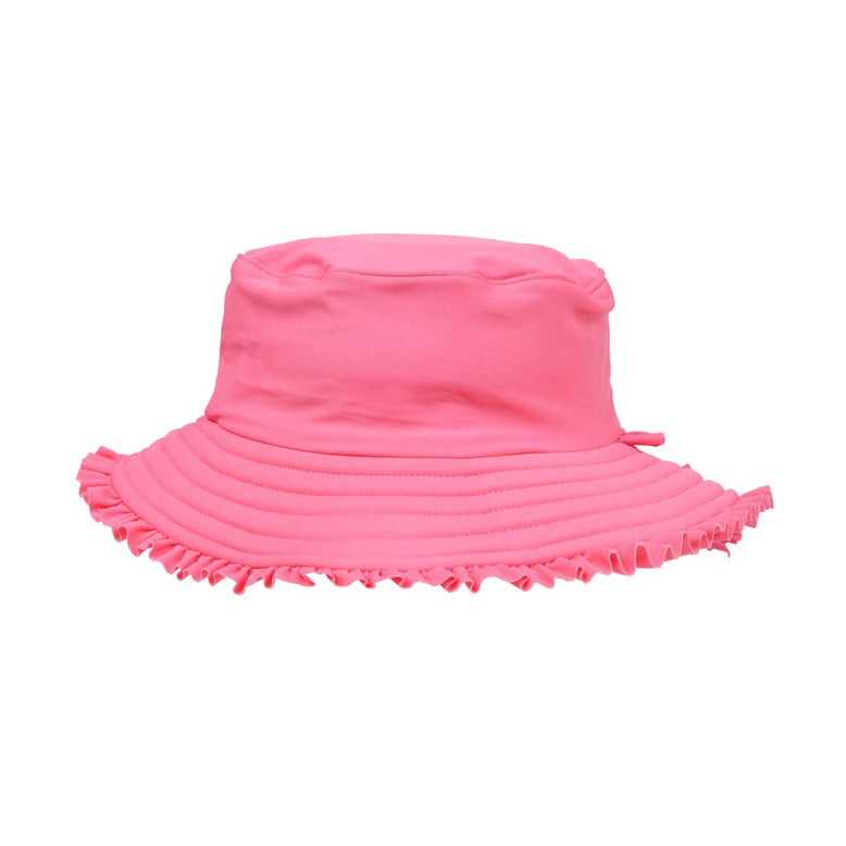 Fushsia Swim Sun Hat