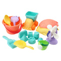 Keezi kids outdoor water table tool kit with sand truck, windmill, bucket, shovel, and sandpit toys for children’s outdoor play.