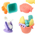 Keezi kids water table and sand toy set with truck, windmill, bucket, shovel, and tools for outdoor play and sandpit fun.