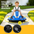 Blue Rigo ride-on bumper car for kids with remote control, 12V battery, suitable for toddlers, by Everything Baby.