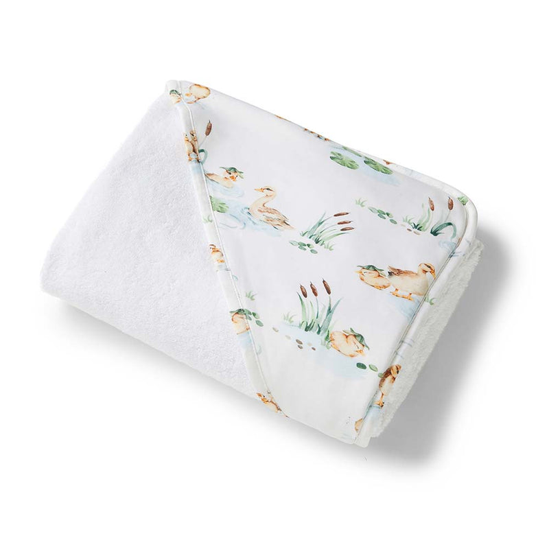 Snuggle Hunny Hooded Towel - Duck Pond