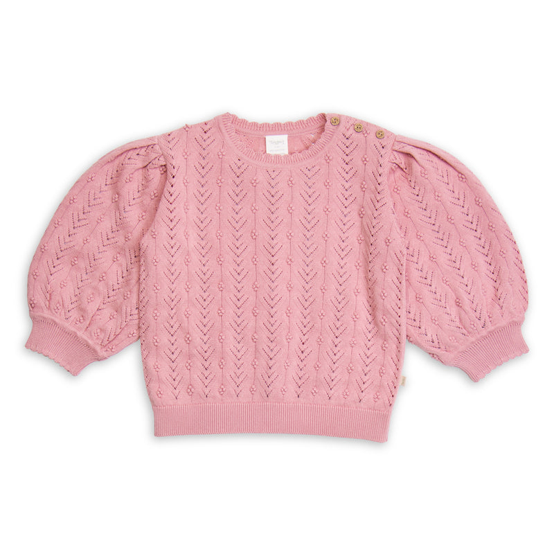 Tiny Twig Berry Knit Sweater - Lotus