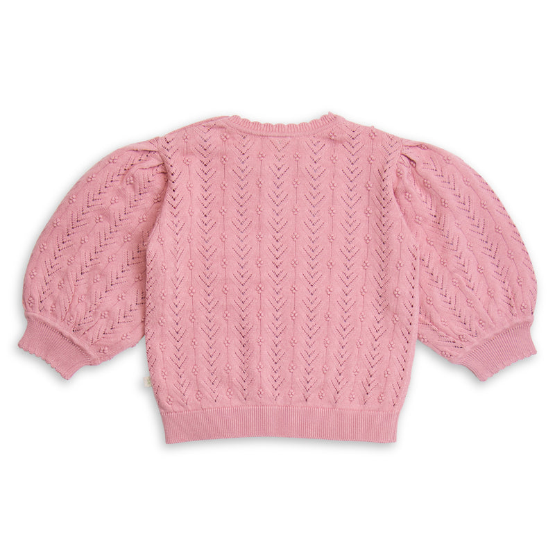 Tiny Twig Berry Knit Sweater - Lotus