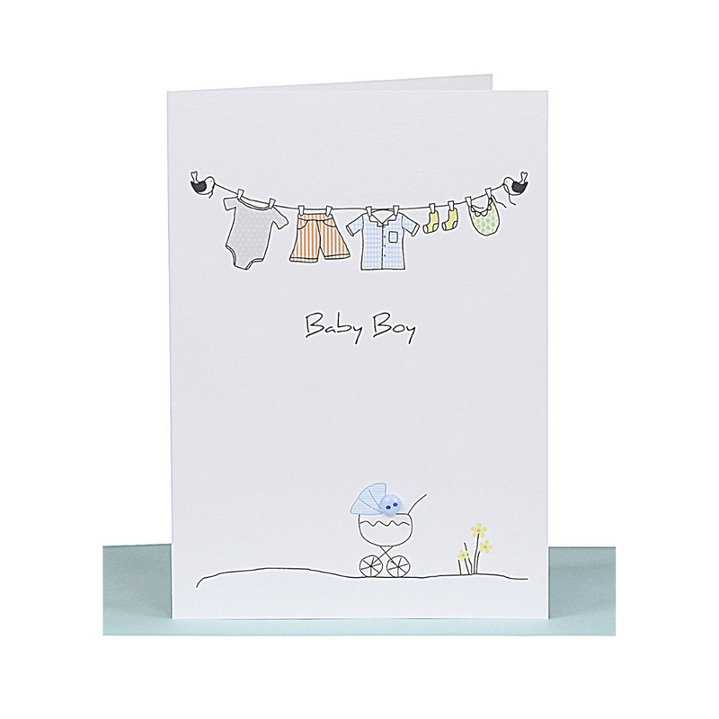 Lils Cards - Clothesline Baby