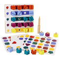 Wooden animal-themed kids' building toolbox toy by Everything Baby, supports creative play and fine motor skills.