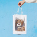 Light brown plush teddy bear from Everything Baby, huggable 25cm soft toy, perfect as a birthday gift or claw machine prize for kids.