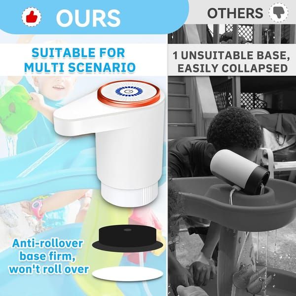 Kids' water pump and mini water dispenser toy from Everything Baby, outdoor play equipment for fun and interactive water play.
