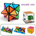 Colorful 3D hexagonal puzzle toy, Infinite Cube by Everything Baby, made of ABS plastic, designed to enhance brain skills and relaxation.