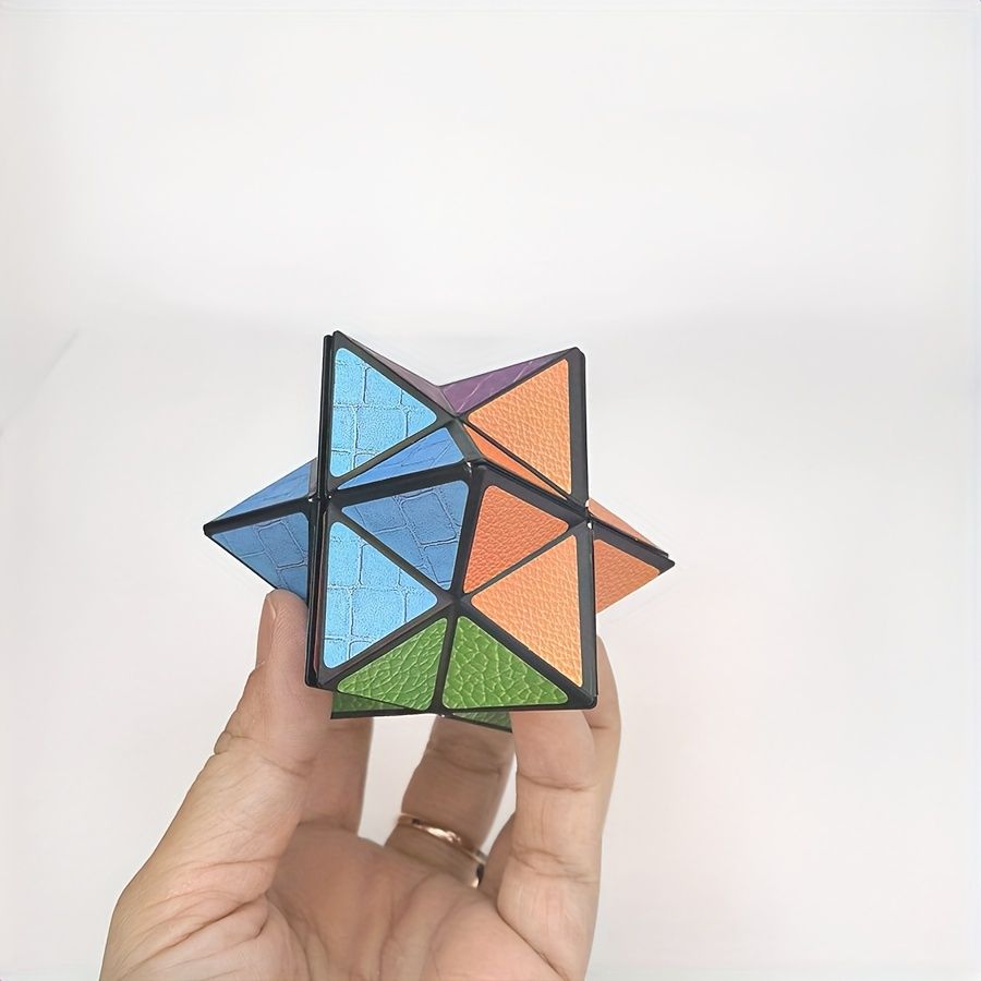 Colorful 3D hexagonal puzzle toy from Everything Baby, made of ABS, designed for kids to enhance brain skills and relaxation.
