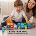 Wooden animal-themed toy toolbox with building set for kids, promotes creative play and fine motor skills.