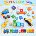 Wooden animal-themed toolbox building set for kids, includes construction toys to promote fine motor skills and creative play.