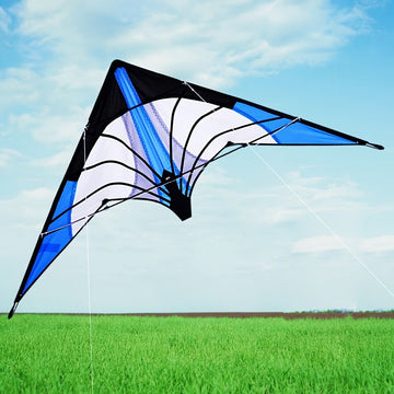 Colorful 1.2-meter double-line lightning stunt kite by Everything Baby, designed for kids 14+ for outdoor fun and kite flying.