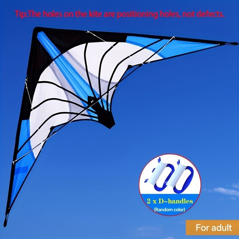 Colorful 1.2-meter double-line lightning stunt kite by Everything Baby, suitable for kids 14+ for outdoor flying fun.