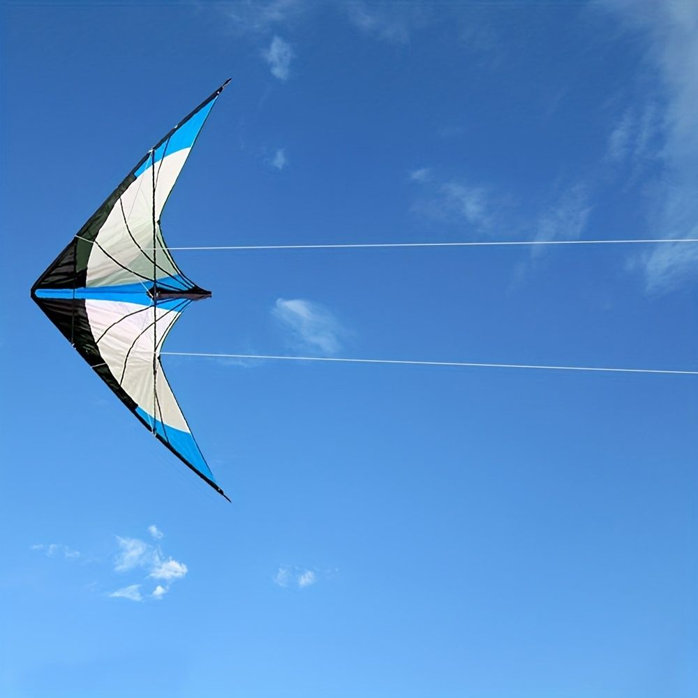 Double-line stunt lightning kite by Everything Baby, 1.2-meter sport kite for kids 14+, featuring colorful, random line board design.