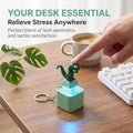 4-piece lizard button keychain with sound, light-up keyboard fidget toy for kids, stress relief, sensory activity toy by Everything Baby