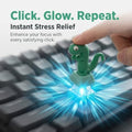 4-piece lizard button keychain with sound and light, keyboard fidget toy for kids, sensory stress relief, from Everything Baby