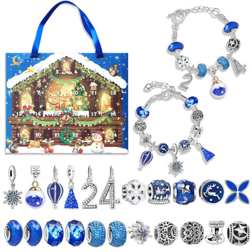 Christmas DIY Jewelry & Craft Advent Calendar(M-11,25*21*1.8)