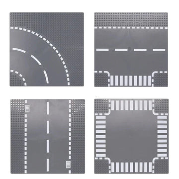 City Road Baseplate Block For Kids Diy Building