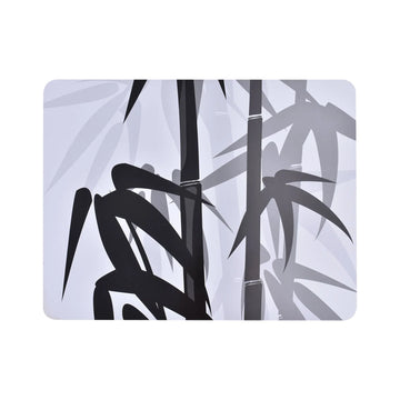 Set of 4 Clevinger MD bamboo placemats for kids, featuring colorful building toy designs by Everything Baby.