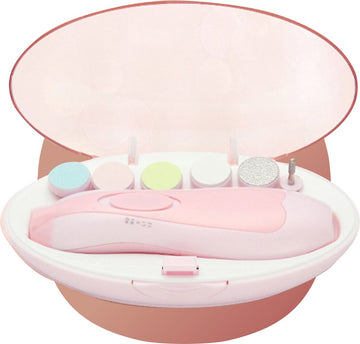 Smart-Tech Baby Electric Nail Files - Baby Nail Care - LED - Baby Nail Files - Pink