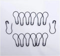 Set of 1000 black metal gourd safety pins, 0.8 inches, ideal for clothing, crafts, and DIY projects, by Everything Baby.