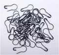 Set of 1000 black metal gourd safety pins, 0.8 inch clothing and craft accessories for DIY tailoring and baby safety projects.