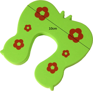 Door stopper - Foam - Green - Child safety - Door protector - Butterfly - Door clamp