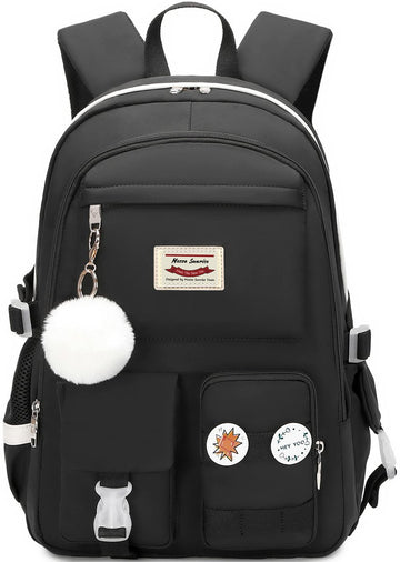 Backpack - School Bag - Backpack - Girl Backpack - School Backpack - School Bag - Laptop Backpack - 30 Liters - BlackB