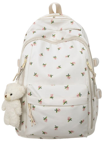 Backpack - School Bag - Backpack - Girl Backpack - School Backpack - School Bag - Tablet Backpack - 20 Liters - Roses
